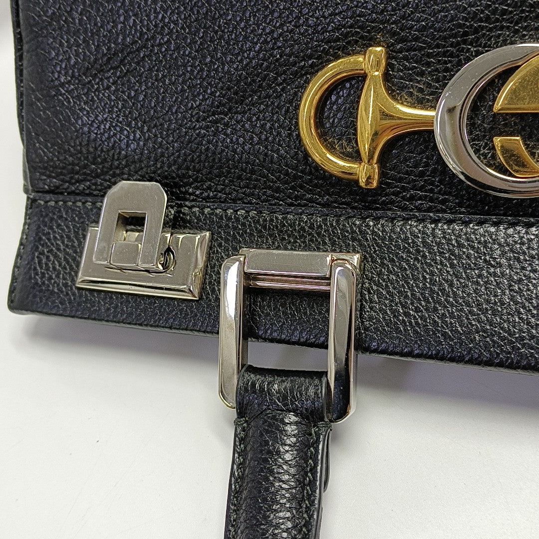 Zumi Small Calfskin Black