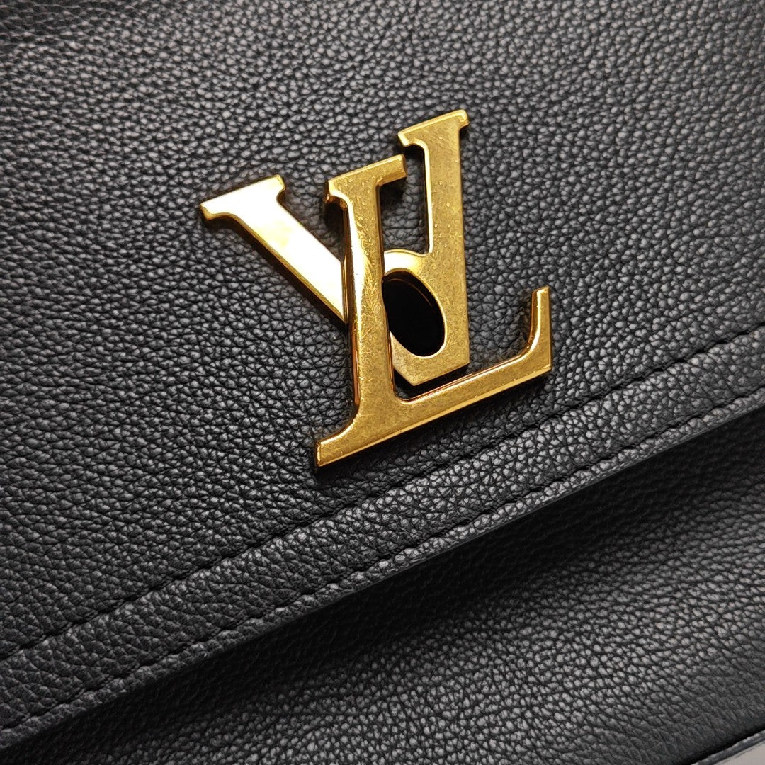LOCKME TENDER PM Calfskin Black