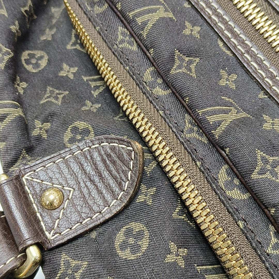 SAC A LANGER Monogram Canvas Brown