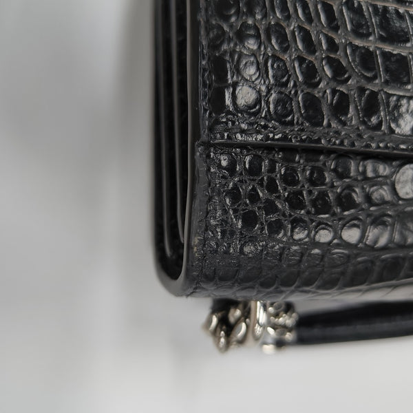 SUNSET Medium Calfskin Black