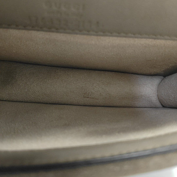 Dionysus Super Mini Monogram Coated Canvas Beige