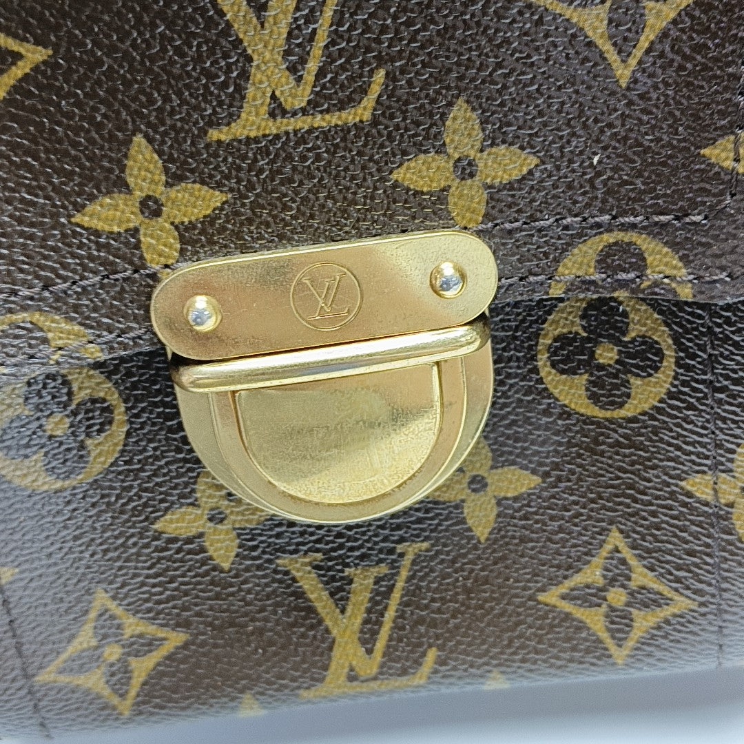 MANHATTAN GM Monogram Coated Canvas Brown