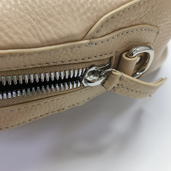 Calfskin Shoulder Bag Beige