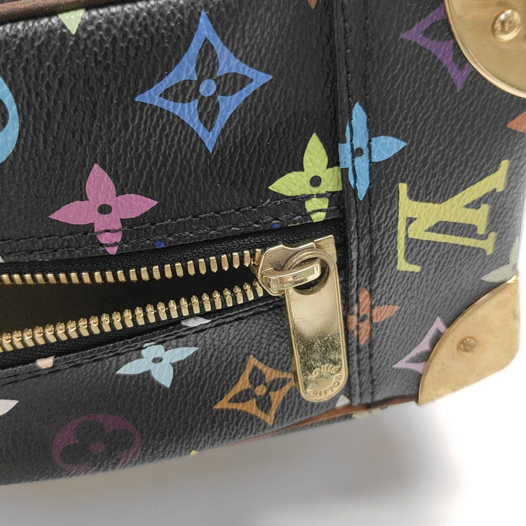 LV × TM DEAUVILLE Monogram Coated Canvas Black