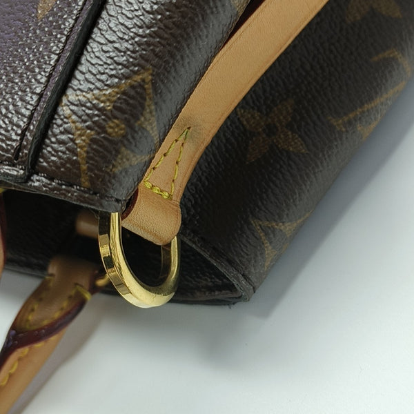 MONTAIGNE Monogram Coated Canvas Brown