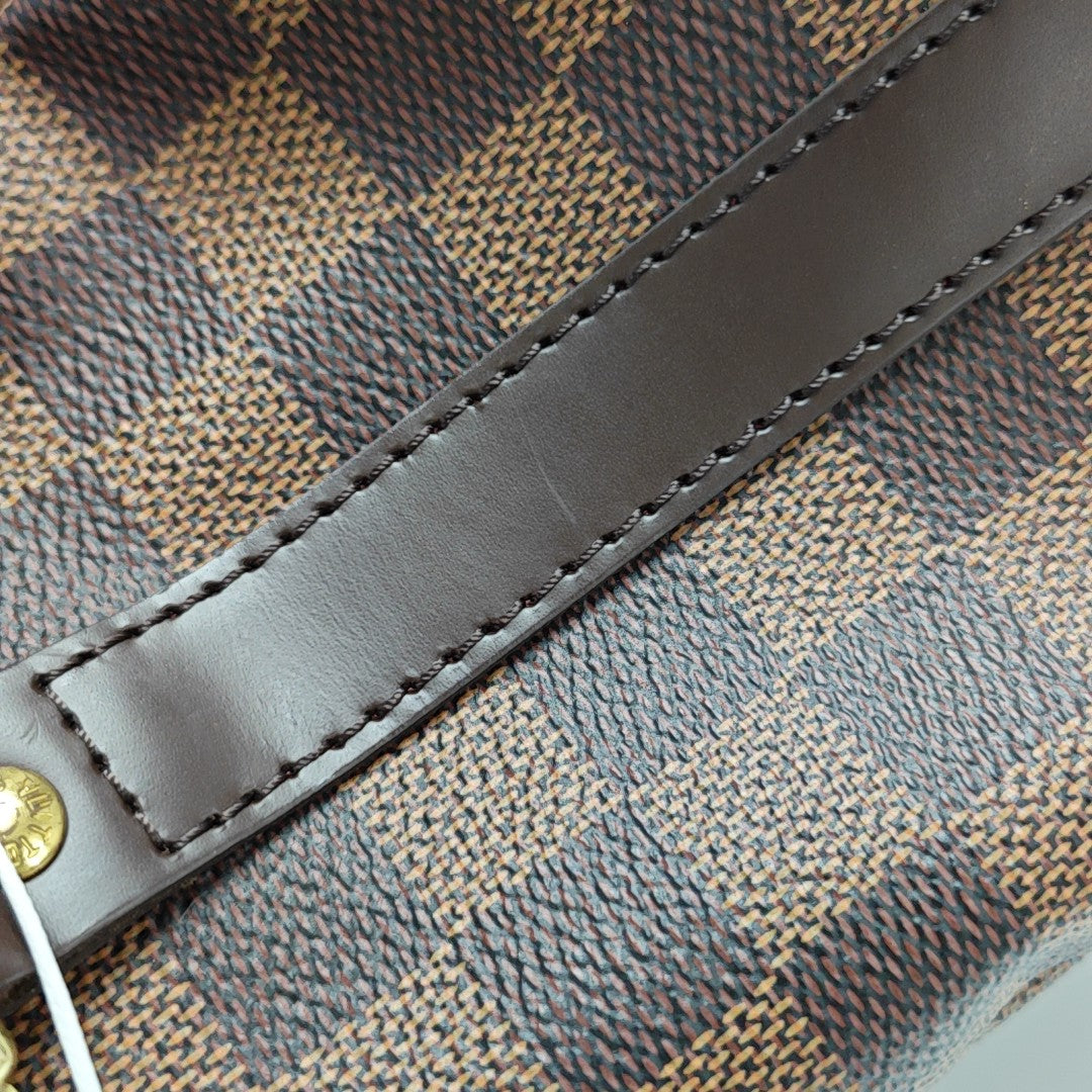 SPEEDY 25 Damier Ebene Coated Canvas Brown