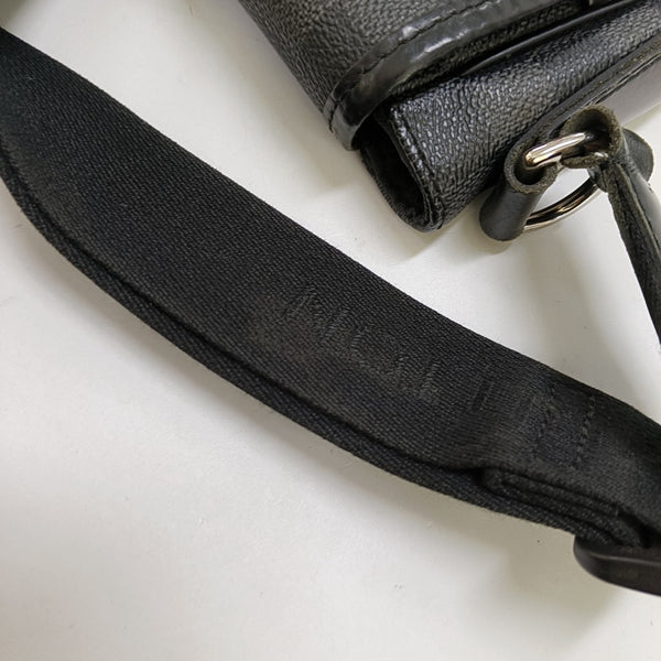 DANIEL Damier Graphite Coated Canvas Gray