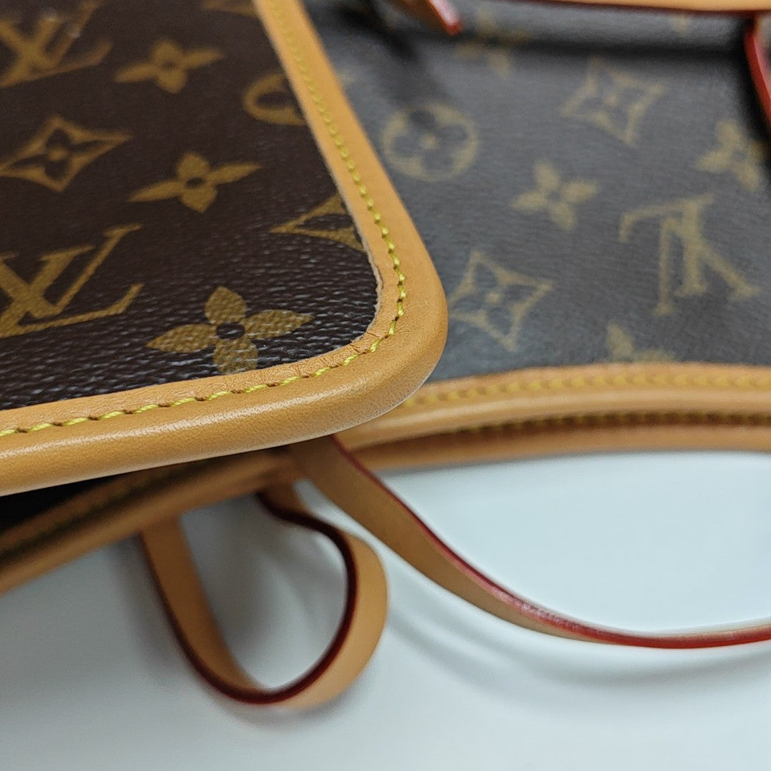 CARRYALL MM Monogram Coated Canvas Brown