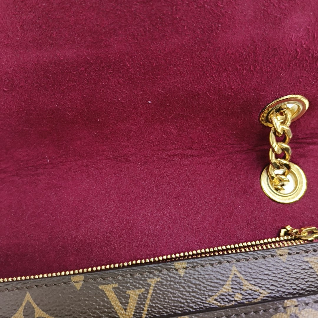 PASSY Monogram Coated Canvas Brown