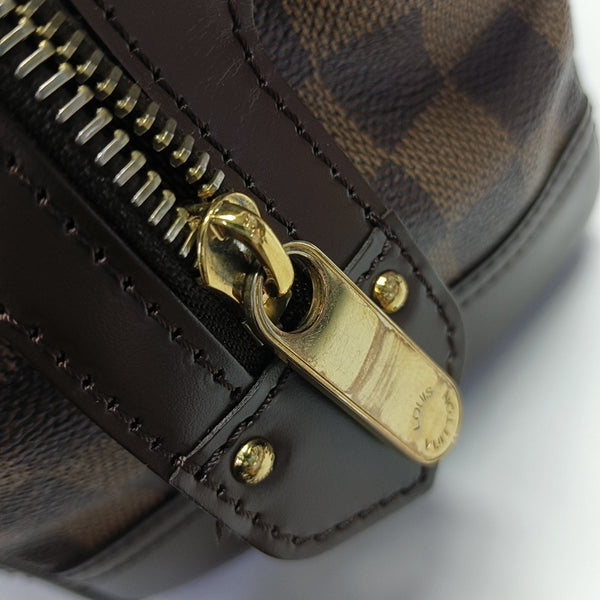 KNIGHTSBRIDGE Damier Ebene Coated Canvas Brown