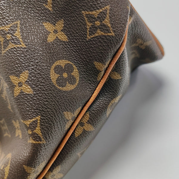 PALERMO PM Monogram Coated Canvas Brown
