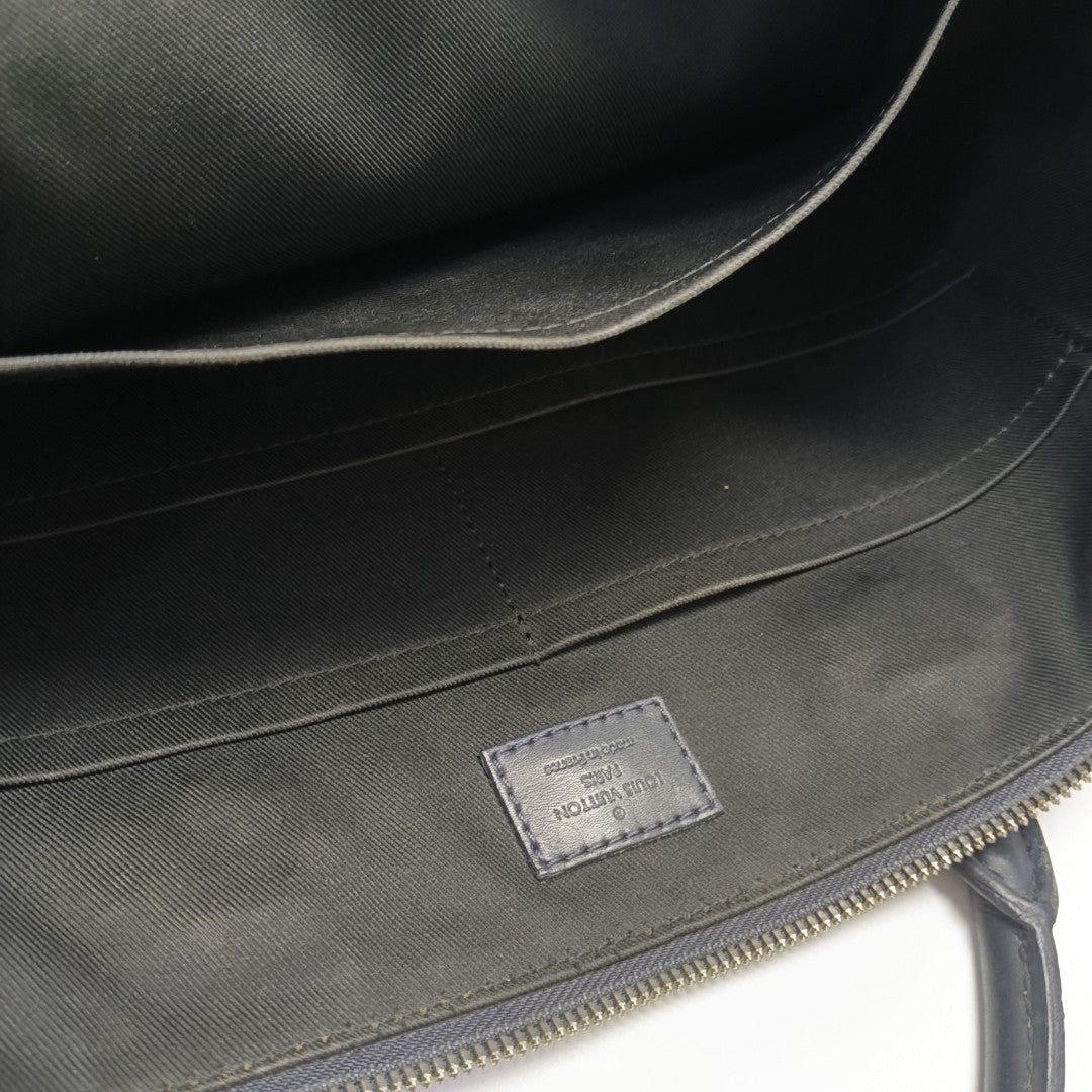 AVENUE Damier Calfskin Blue
