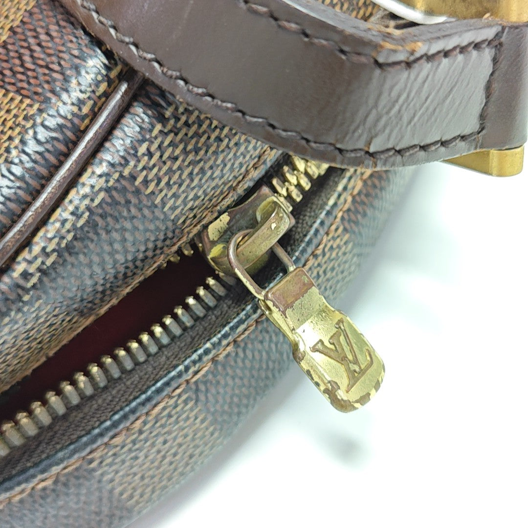 IPANEMA PM Damier Ebene Coated Canvas Brown