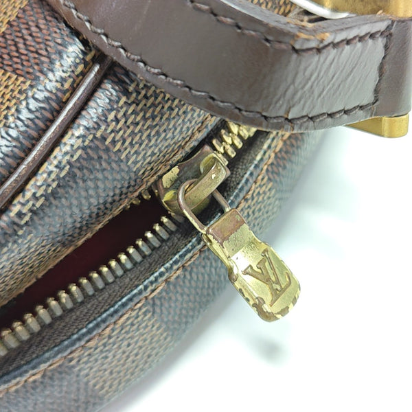 IPANEMA PM Damier Ebene Coated Canvas Brown