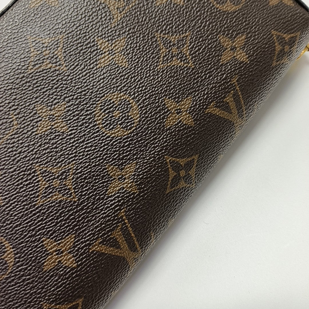 FÉLICIE Monogram Coated Canvas Brown