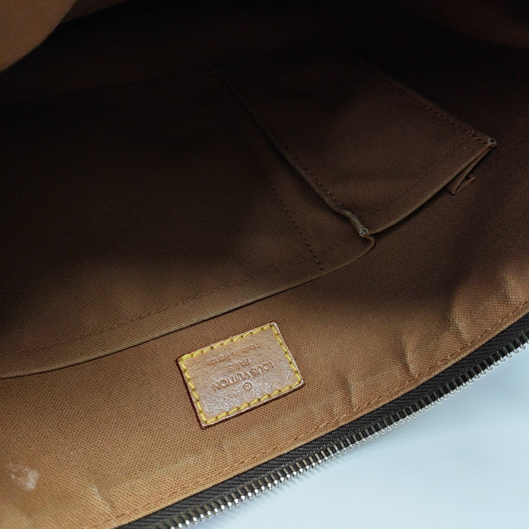 TULUM GM Monogram Coated Canvas Brown