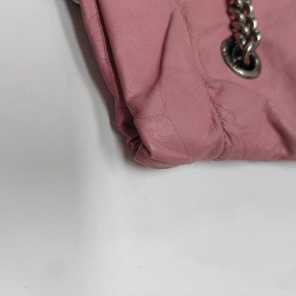 Calfskin Tote Bag Pink