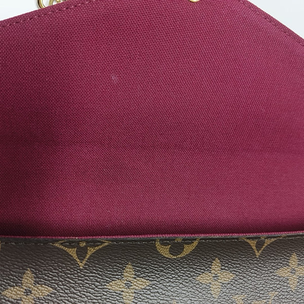 FÉLICIE Monogram Coated Canvas Brown
