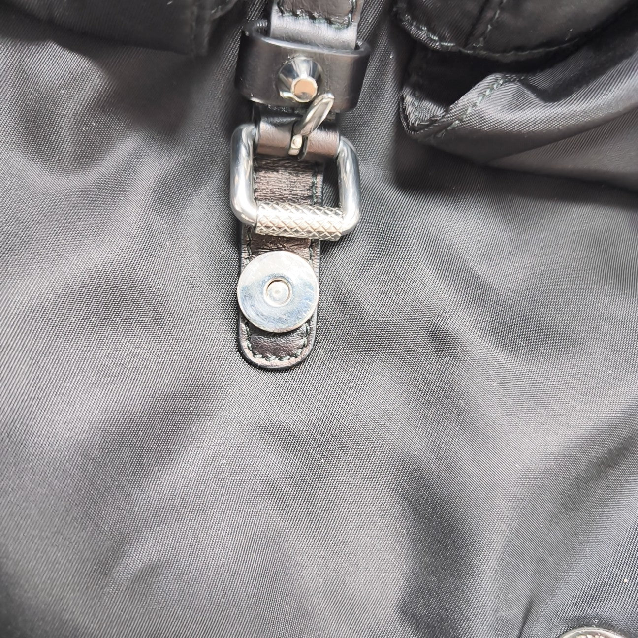 Nylon Backpack Black