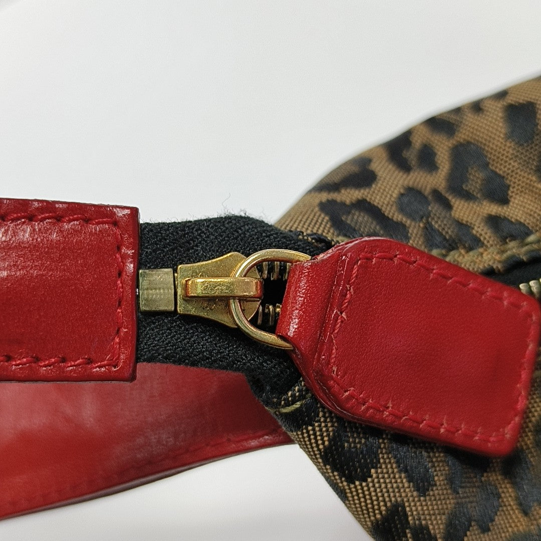 Canvas Top Handle Bag Brown