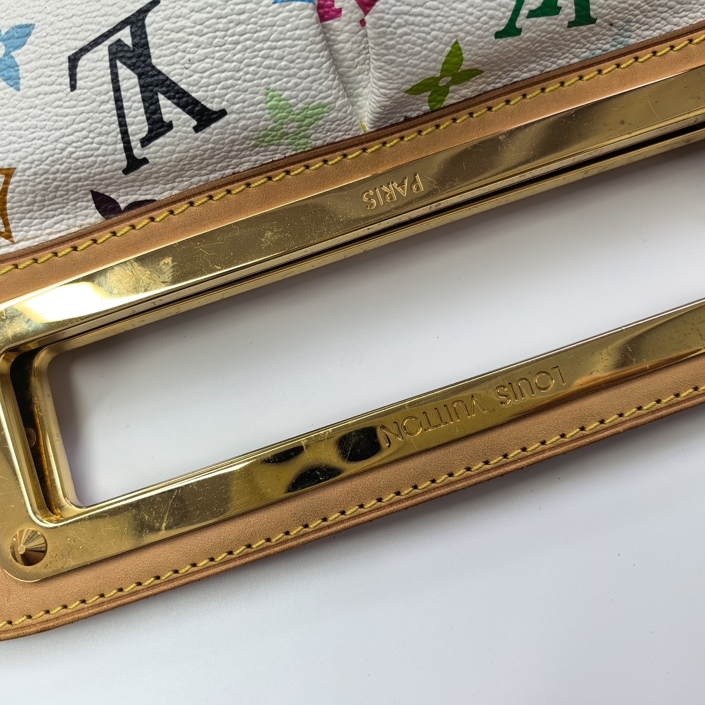 LV × TM JUDY Monogram Coated Canvas White