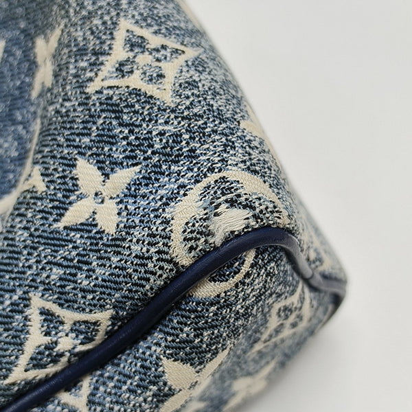 SPEEDY Nano Monogram Denim Blue