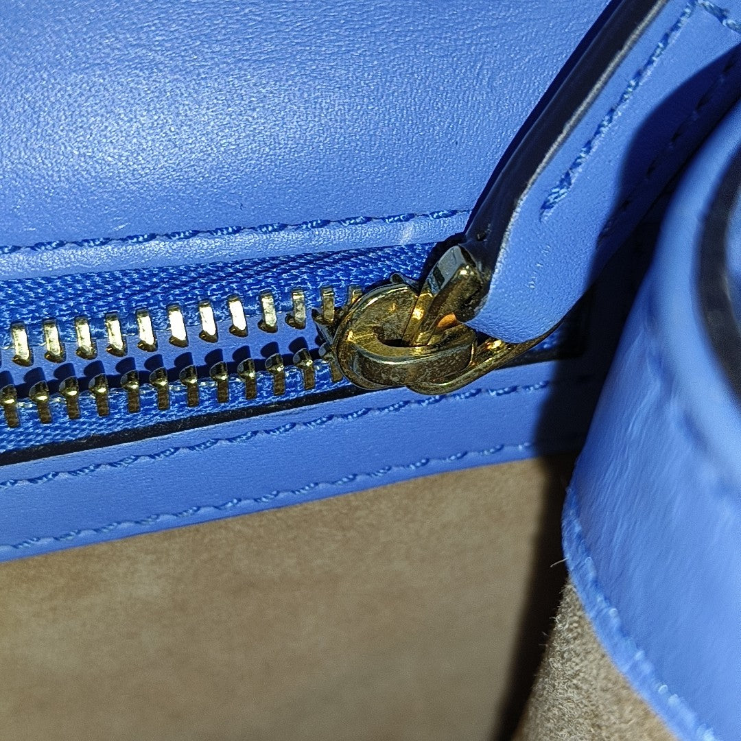 Sylvie Small Calfskin Blue