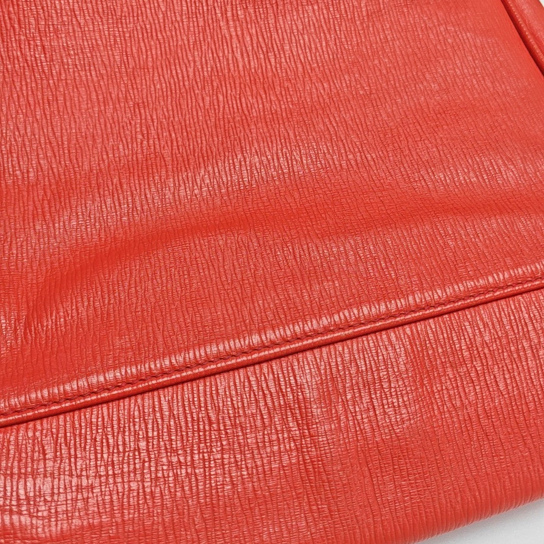 Calfskin Shoulder Bag Red
