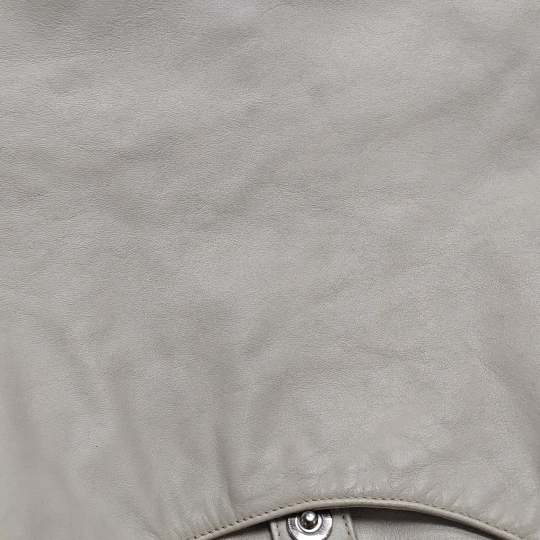 Calfskin Tote Bag Gray
