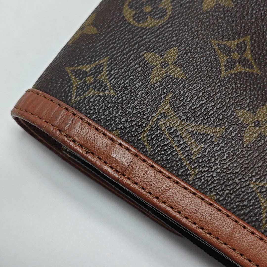 DAME GM Monogram Coated Canvas Brown