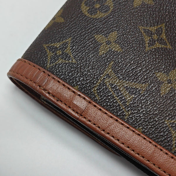 DAME GM Monogram Coated Canvas Brown