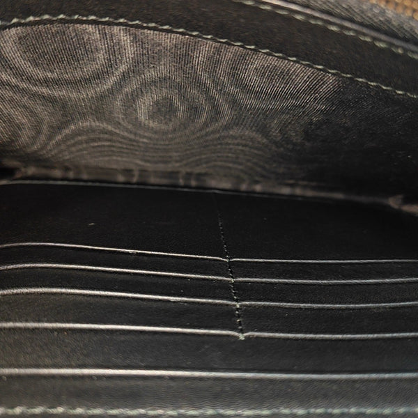 GG Marmont Mini Chevron Calfskin Black