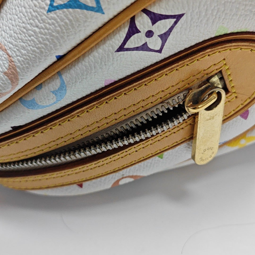 LV × TM PRISCILLA Monogram Coated Canvas White