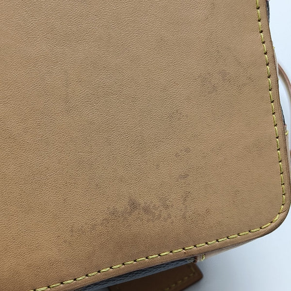 NOÉ Mini Monogram Coated Canvas Brown