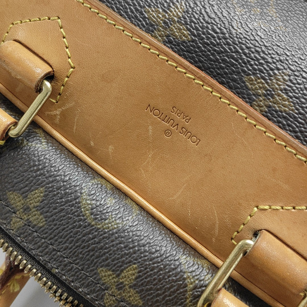 DEAUVILLE Monogram Coated Canvas Brown