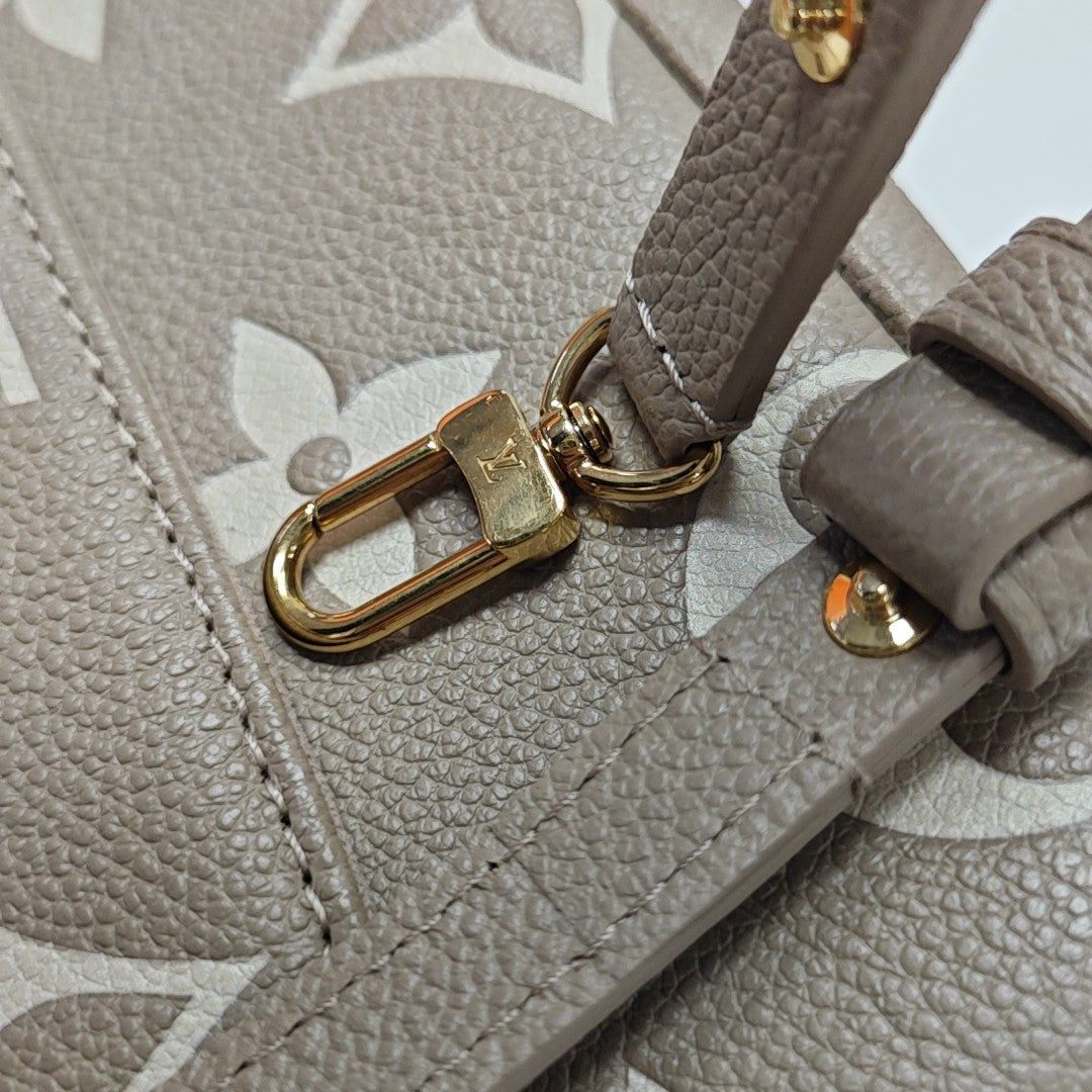 IVY Monogram Calfskin Gray