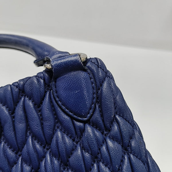 Quilted Lambskin Blue