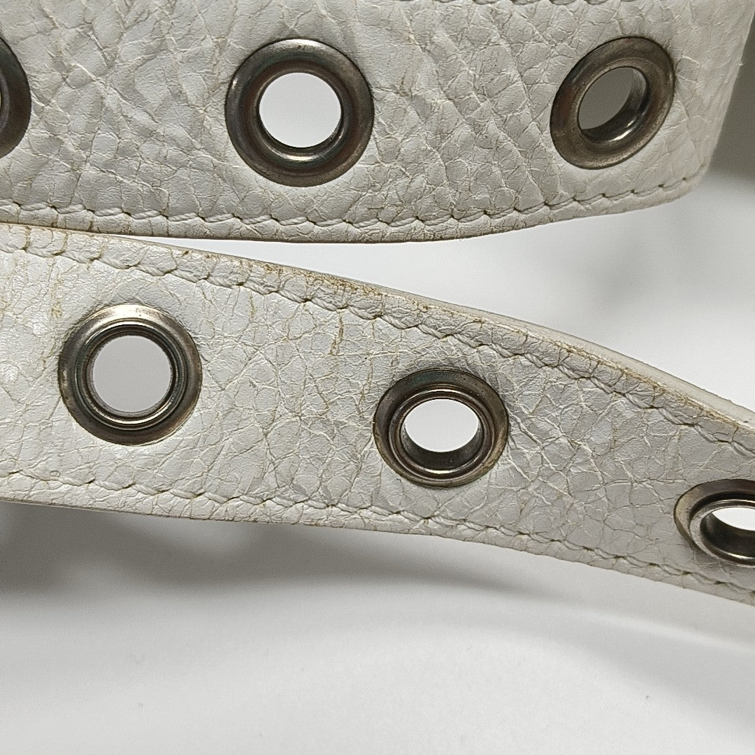 Le Cagole Mini Lambskin White
