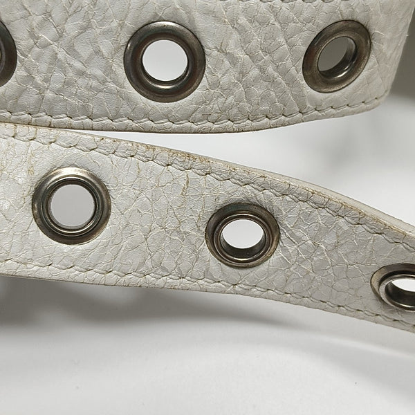 Le Cagole Mini Lambskin White