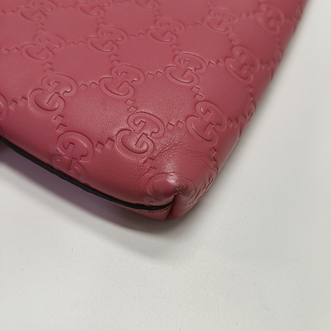 Monogram Calfskin Top Handle Bag Pink