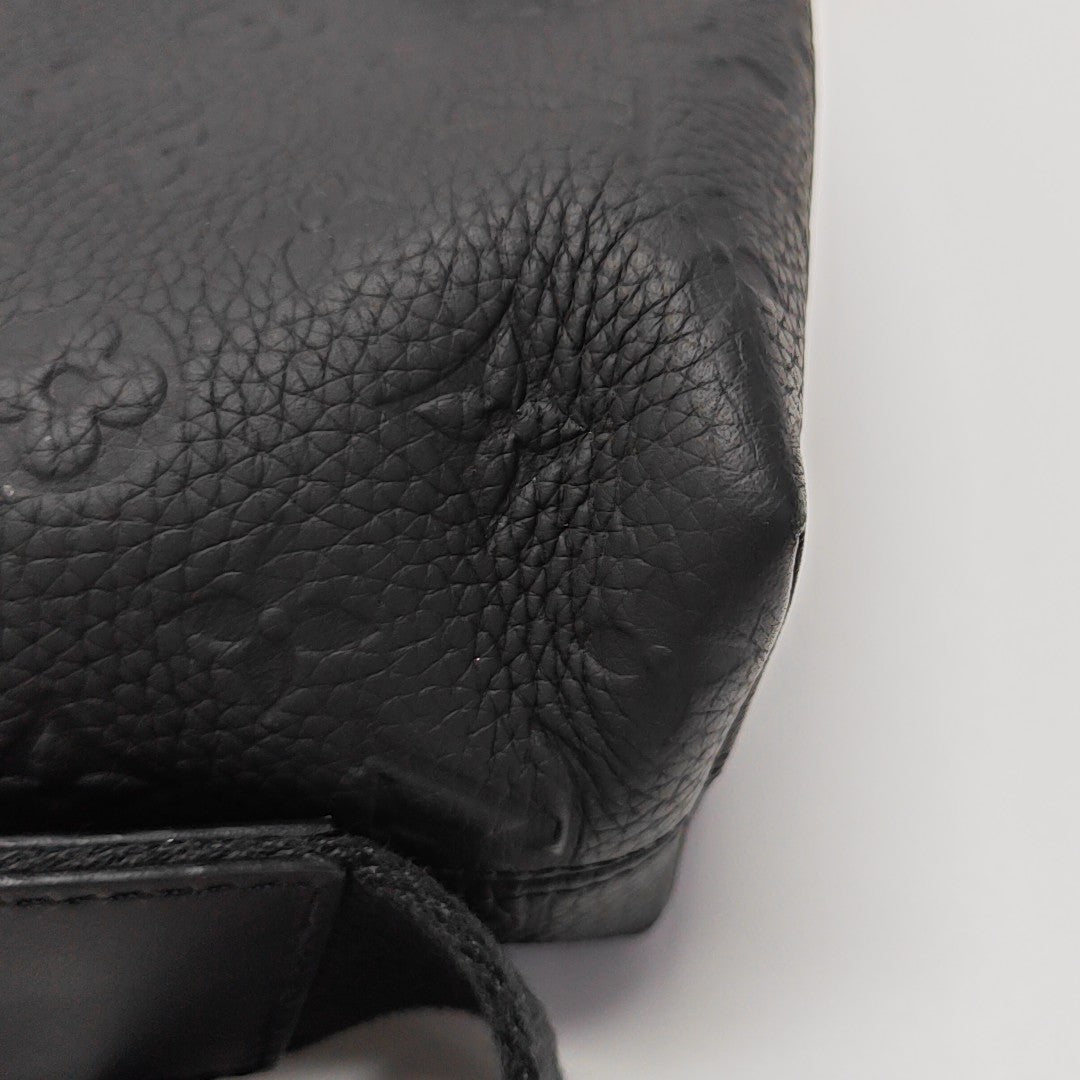 S-CAPE Monogram Calfskin Black