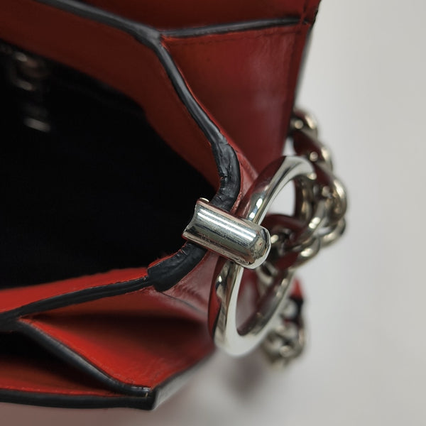 Calfskin Shoulder Bag Red
