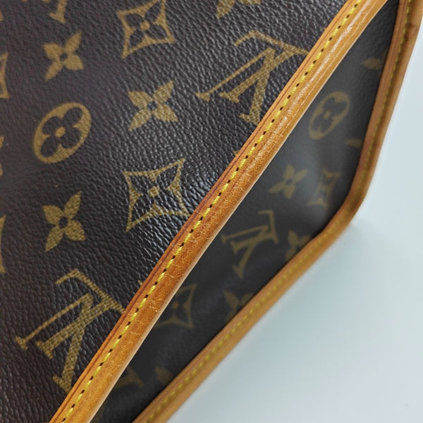 POPINCOURT Monogram Coated Canvas Brown