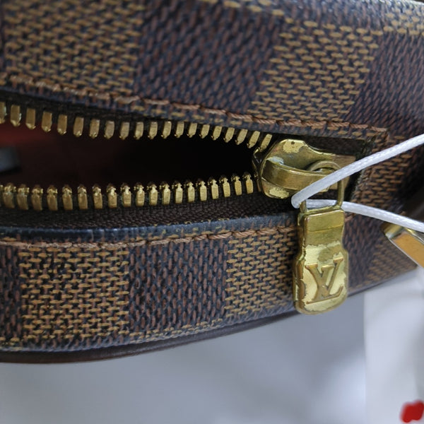 IPANEMA PM Damier Ebene Coated Canvas Brown