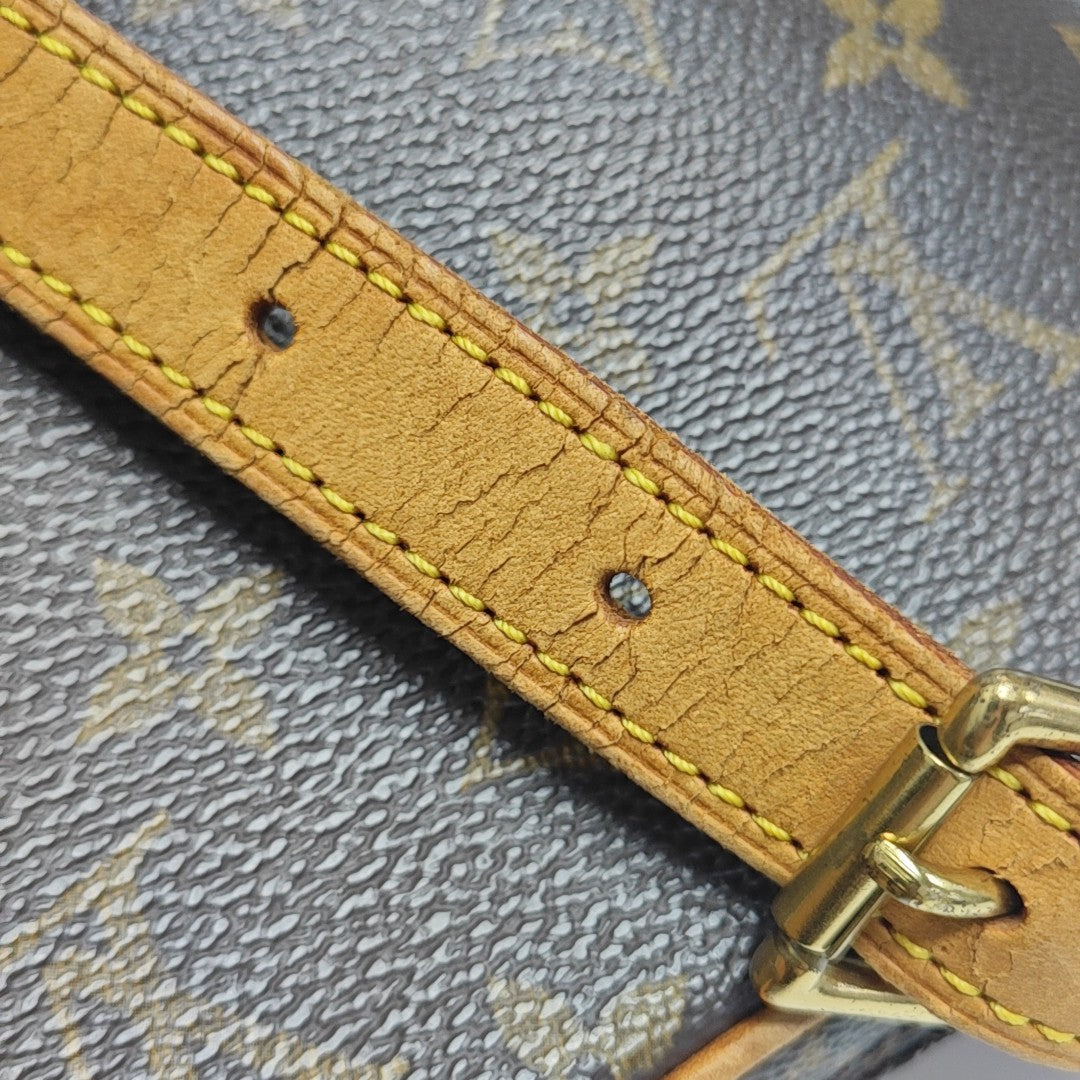 CROISSANT PM Monogram Coated Canvas Brown