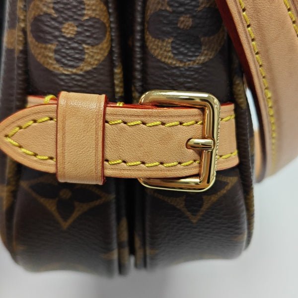 SAUMUR BB Monogram Coated Canvas Brown