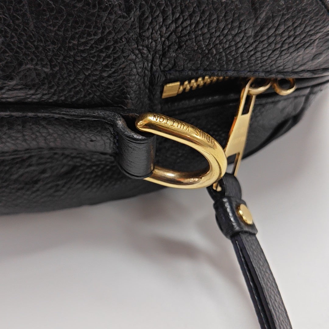 SPEEDY 25 Monogram Calfskin Black