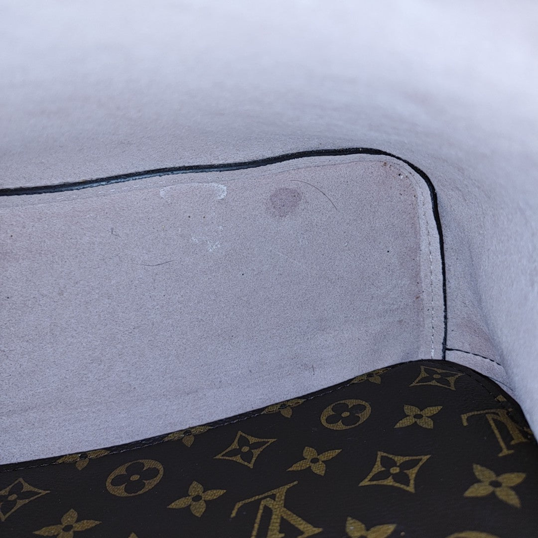 NÉONOÉ MM Monogram Coated Canvas Brown
