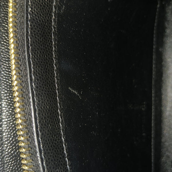 MONOGRAM Medium Chevron Calfskin Black