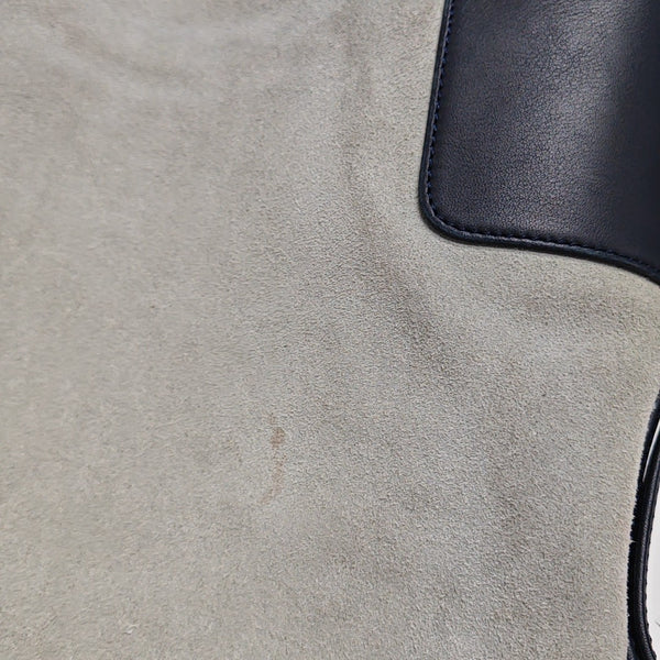 Suede Shoulder Bag Blue